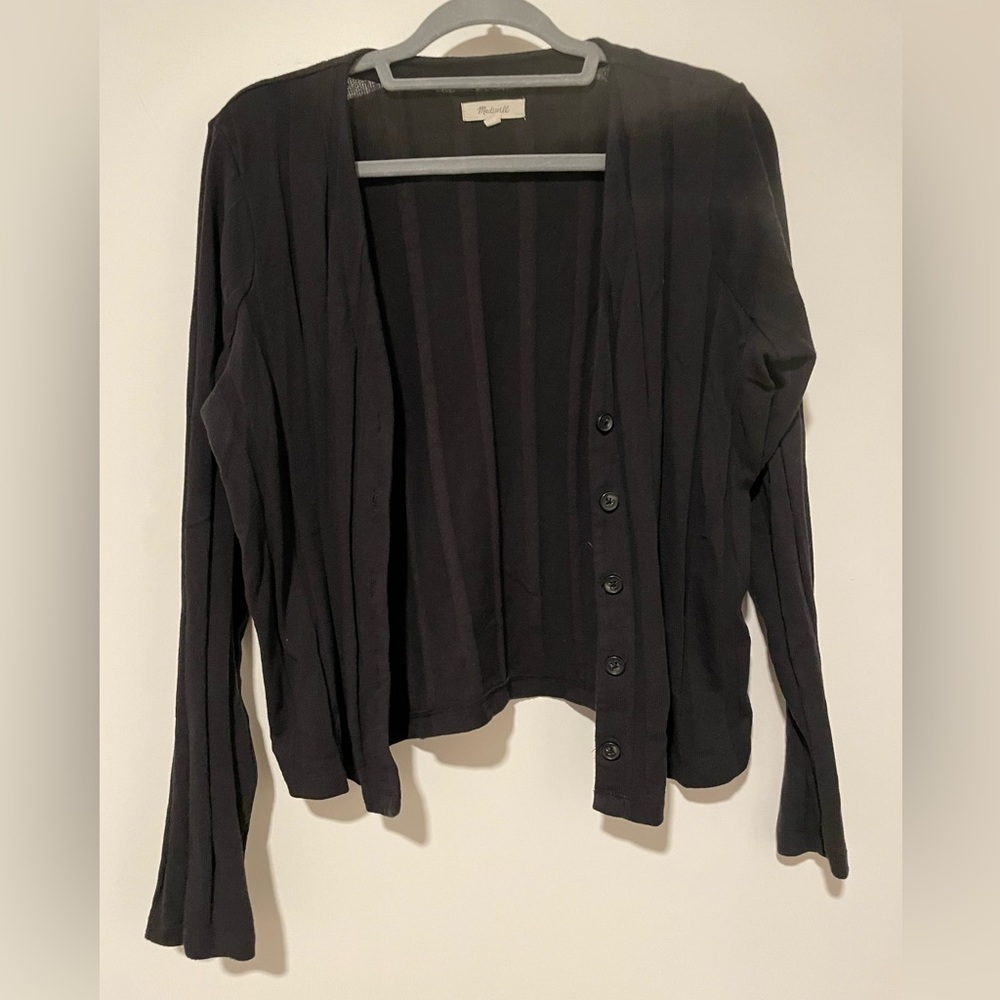 Madewell Black Cardigan - M